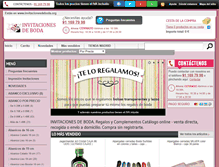 Tablet Screenshot of invitacionesdeboda.org